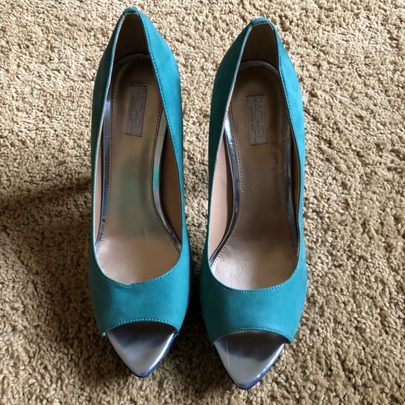 RACHEL Rachel Roy Shoes - Peep Toe color block pump